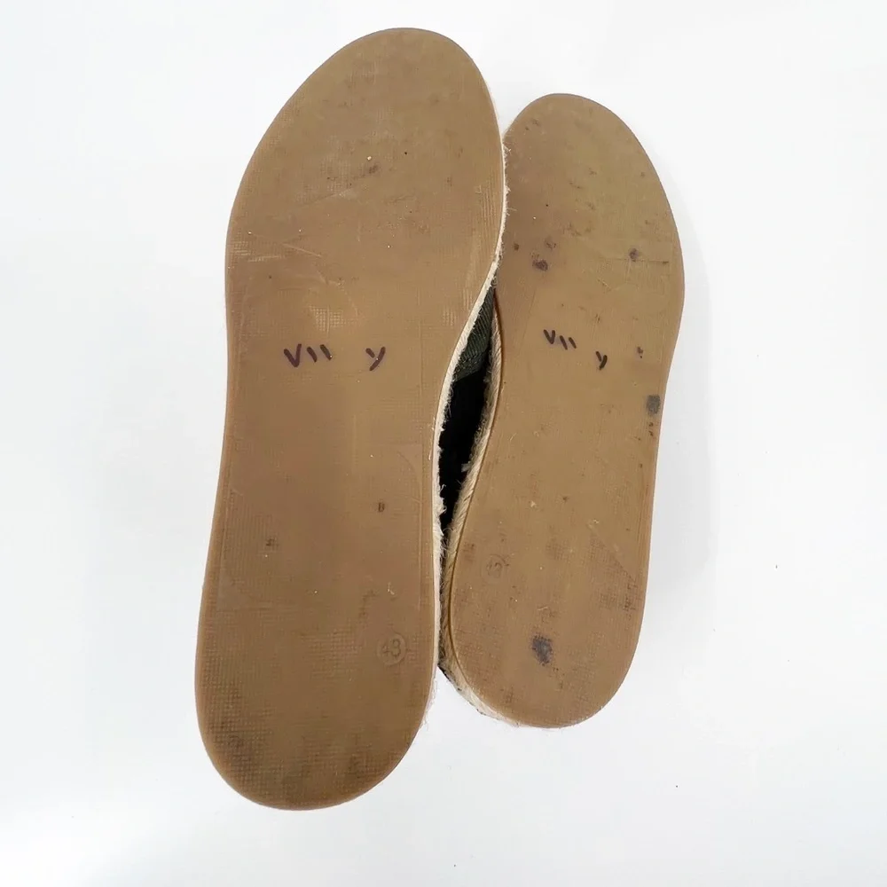 ✅ Zara COMBINATION ESPADRILLES GREEN/BLACK‎ SIZE 43